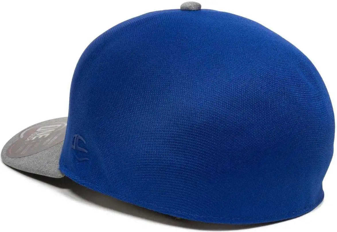 Oc Sports Reevo Flexible Fitting Cap - Royal Heathered Grey