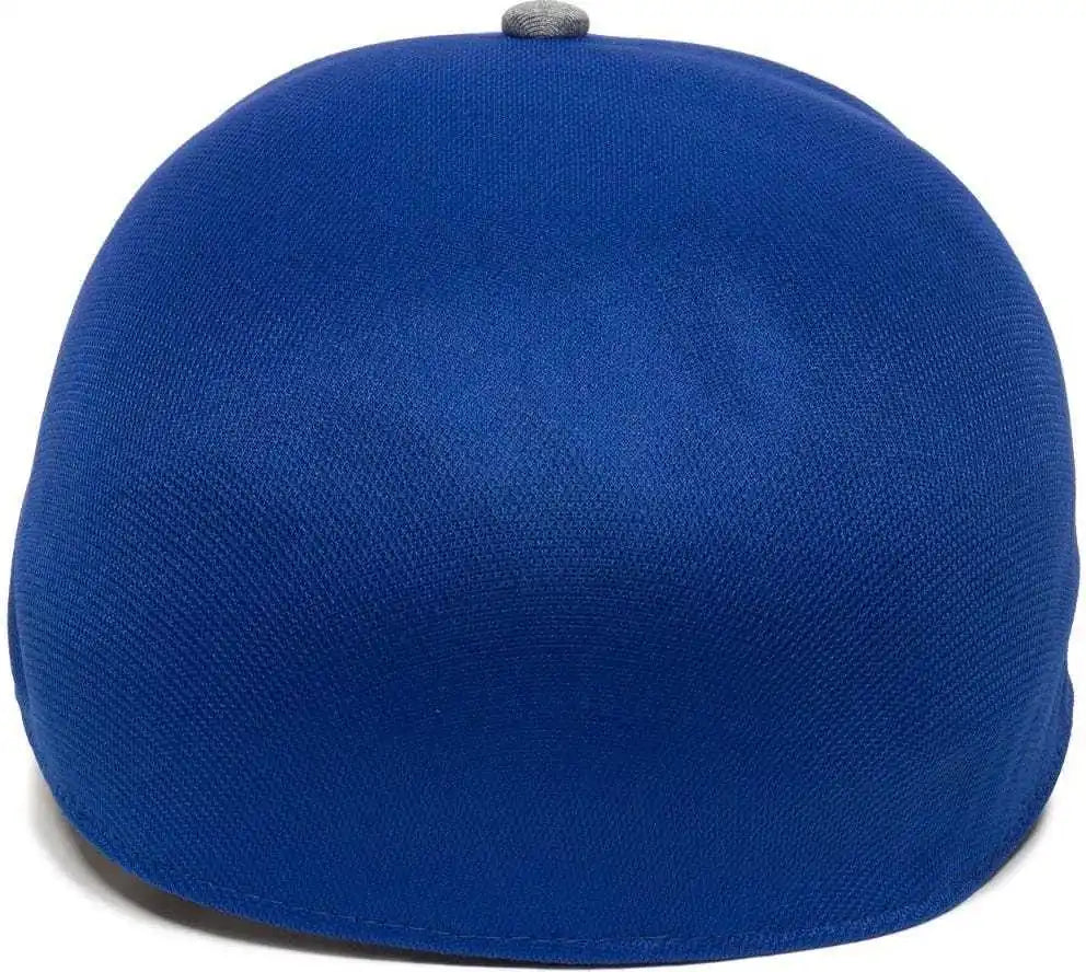 Oc Sports Reevo Flexible Fitting Cap - Royal Heathered Grey - Gray / 7’’ - 7 3/8’’