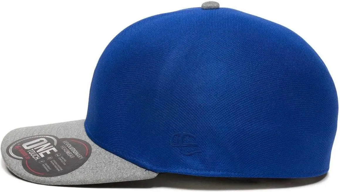 Oc Sports Reevo Flexible Fitting Cap - Royal Heathered Grey