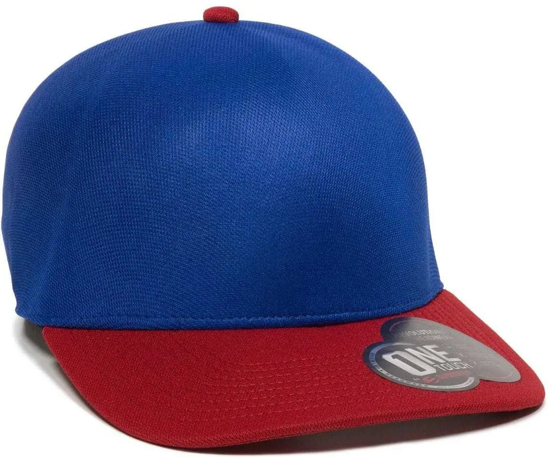 Oc Sports Reevo Flexible Fitting Cap - Royal Red