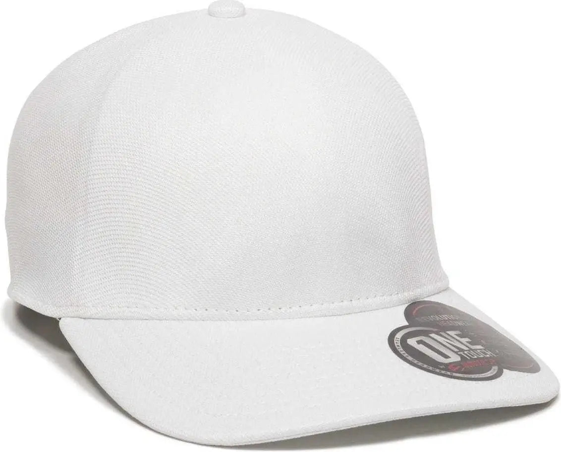 Oc Sports Reevo Flexible Fitting Cap - White - 7’’ - 7 3/8’’