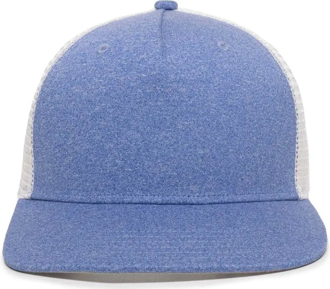 Oc Sports Rgr-100m Adjustable Mesh Back Cap - Heathered Blue White - 6 7/8’’ - 7 1/2’’
