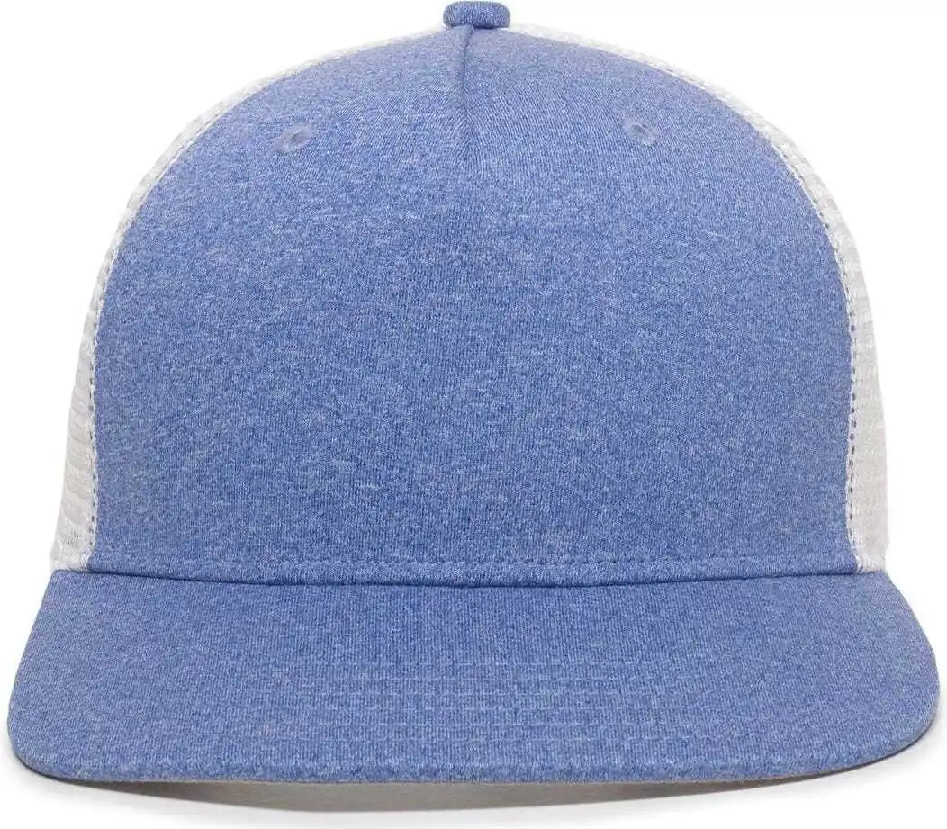 Oc Sports Rgr-100m Adjustable Mesh Back Cap - Heathered Blue White - 6 7/8’’ - 7 1/2’’