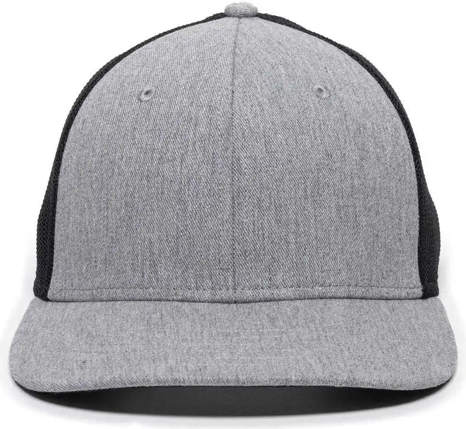 Oc Sports Rgr-360m Adjustable Mesh Back Cap - Heathered Gray Black - 6 7/8’’ - 7 1/2’’