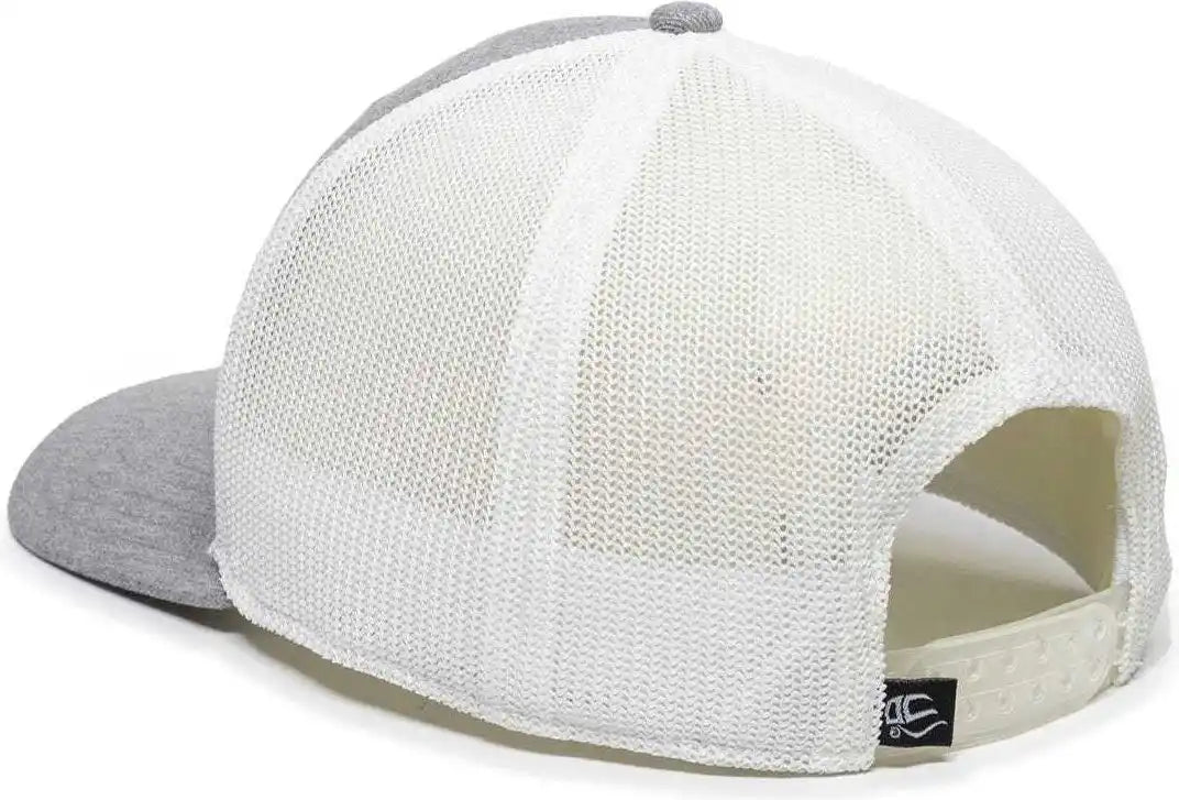 Oc Sports Rgr-360m Adjustable Mesh Back Cap - Heathered Gray White - 6 7/8’’ - 7 1/2’’
