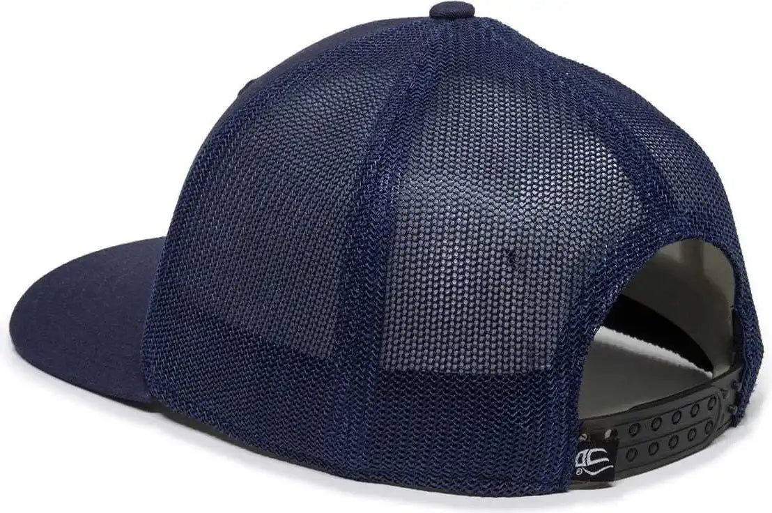 Oc Sports Rgr-360m Adjustable Mesh Back Cap - Navy - 6 7/8’’ - 7 1/2’’