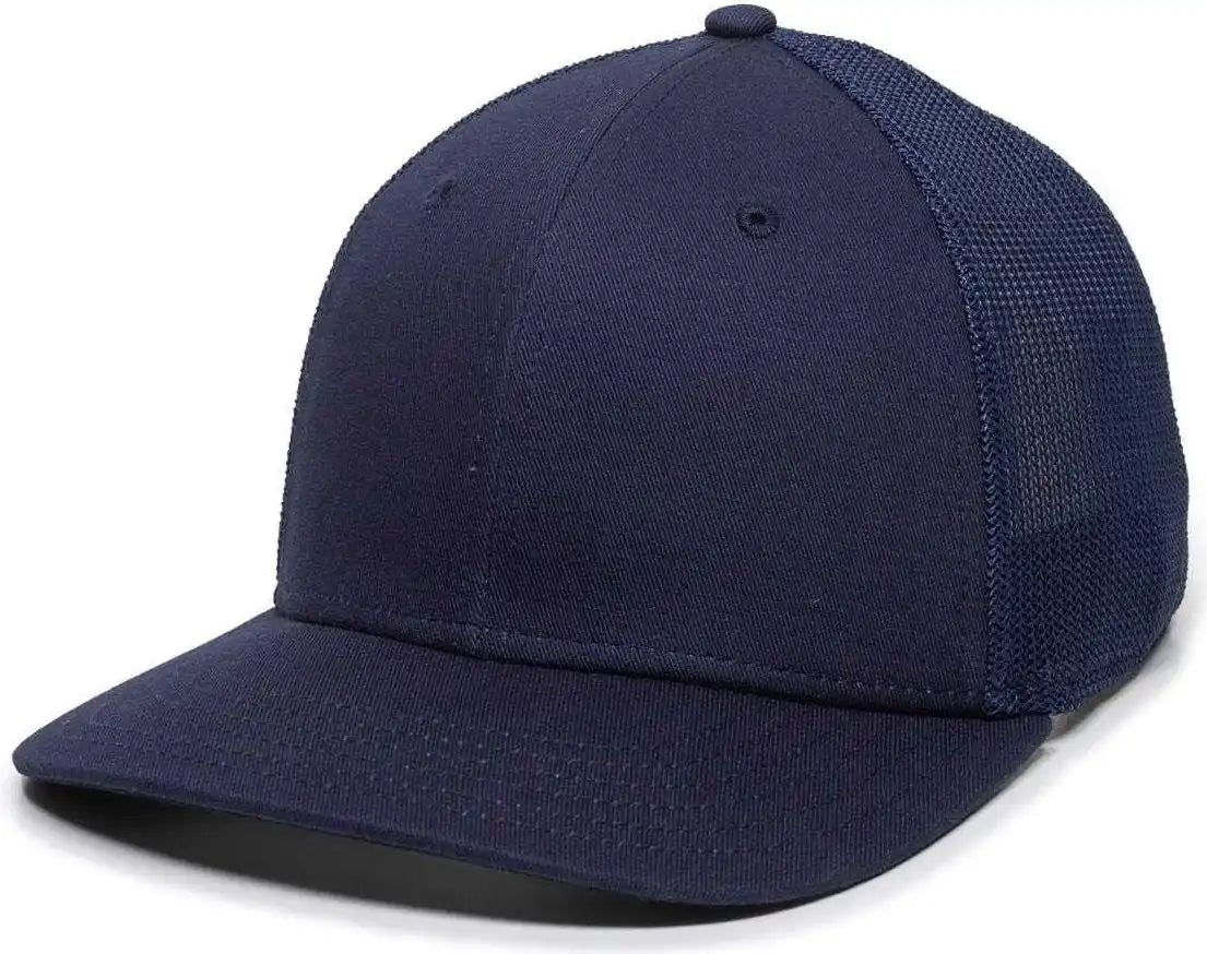 Oc Sports Rgr-360m Adjustable Mesh Back Cap - Navy - 6 7/8’’ - 7 1/2’’