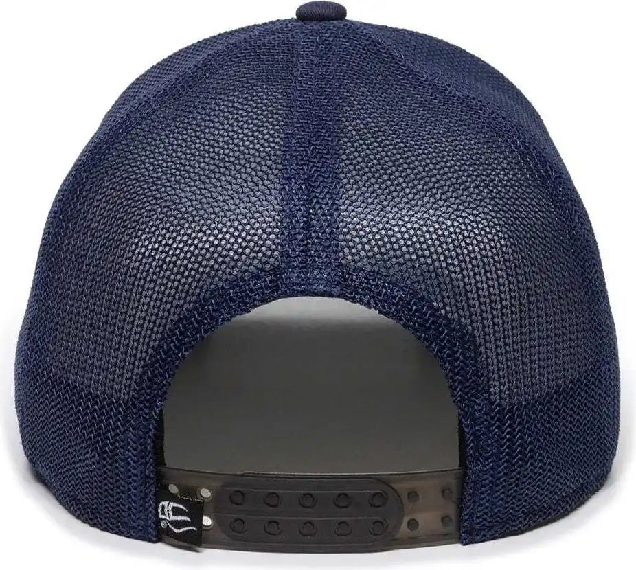 Oc Sports Rgr-360m Adjustable Mesh Back Cap - Navy - 6 7/8’’ - 7 1/2’’
