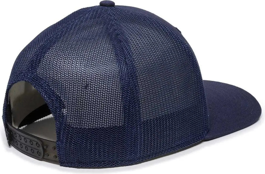 Oc Sports Rgr-360m Adjustable Mesh Back Cap - Navy - 6 7/8’’ - 7 1/2’’