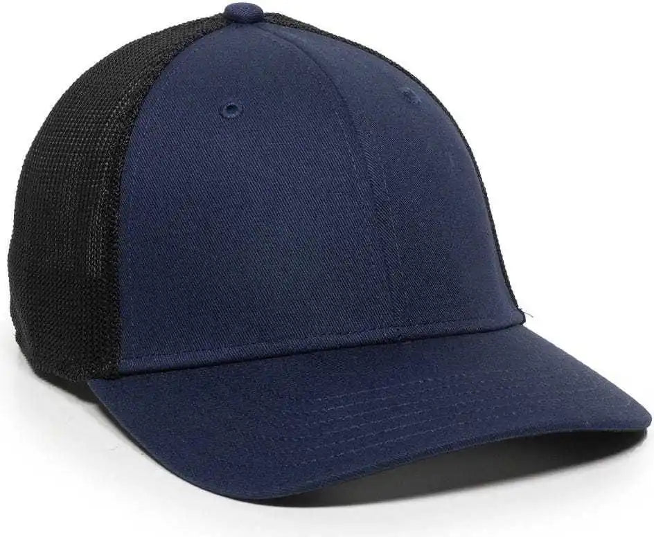 Oc Sports Rgr-360m Adjustable Mesh Back Cap - Navy Black - 6 7/8’’ - 7 1/2’’