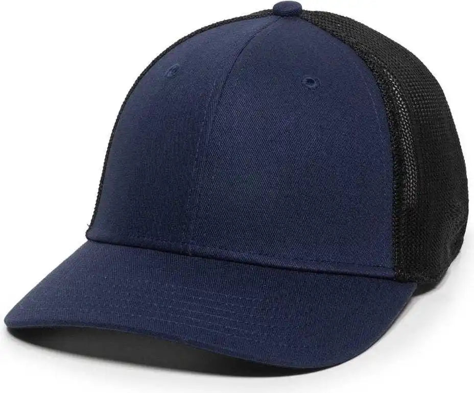 Oc Sports Rgr-360m Adjustable Mesh Back Cap - Navy Black - 6 7/8’’ - 7 1/2’’