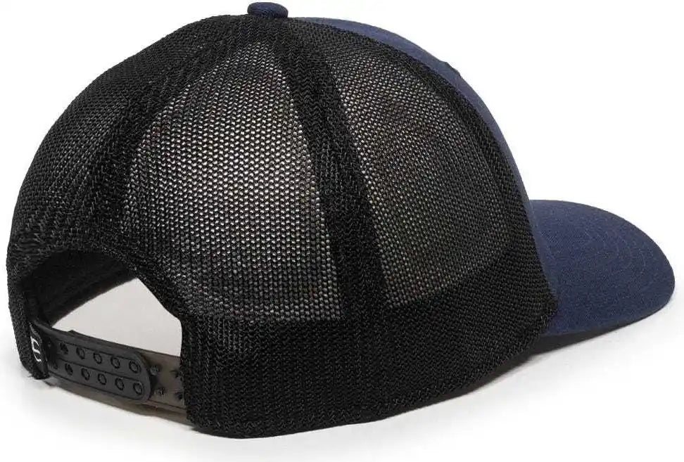 Oc Sports Rgr-360m Adjustable Mesh Back Cap - Navy Black - 6 7/8’’ - 7 1/2’’