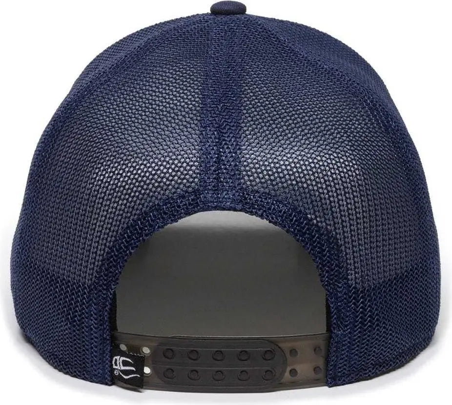 Oc Sports Rgr-360m Adjustable Mesh Back Cap - Navy