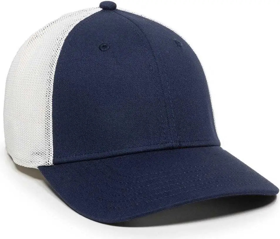 Oc Sports Rgr-360m Adjustable Mesh Back Cap - Navy White