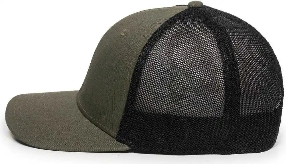Oc Sports Rgr-360m Adjustable Mesh Back Cap - Olive Black - 6 7/8’’ - 7 1/2’’