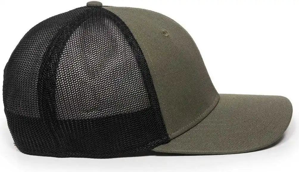 Oc Sports Rgr-360m Adjustable Mesh Back Cap - Olive Black - 6 7/8’’ - 7 1/2’’