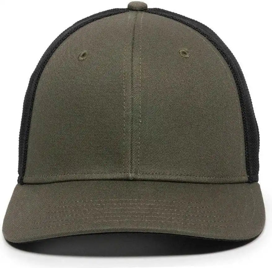 Oc Sports Rgr-360m Adjustable Mesh Back Cap - Olive Black - 6 7/8’’ - 7 1/2’’
