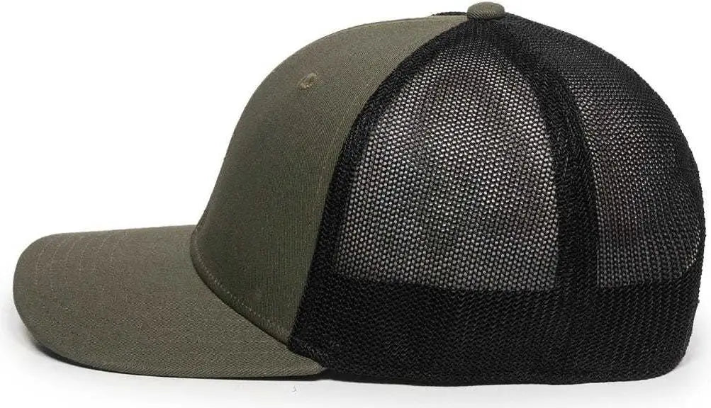 Oc Sports Rgr-360m Adjustable Mesh Back Cap - Olive Black