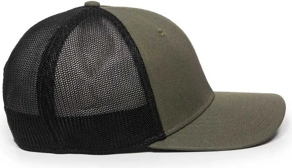 Oc Sports Rgr-360m Adjustable Mesh Back Cap - Olive Black