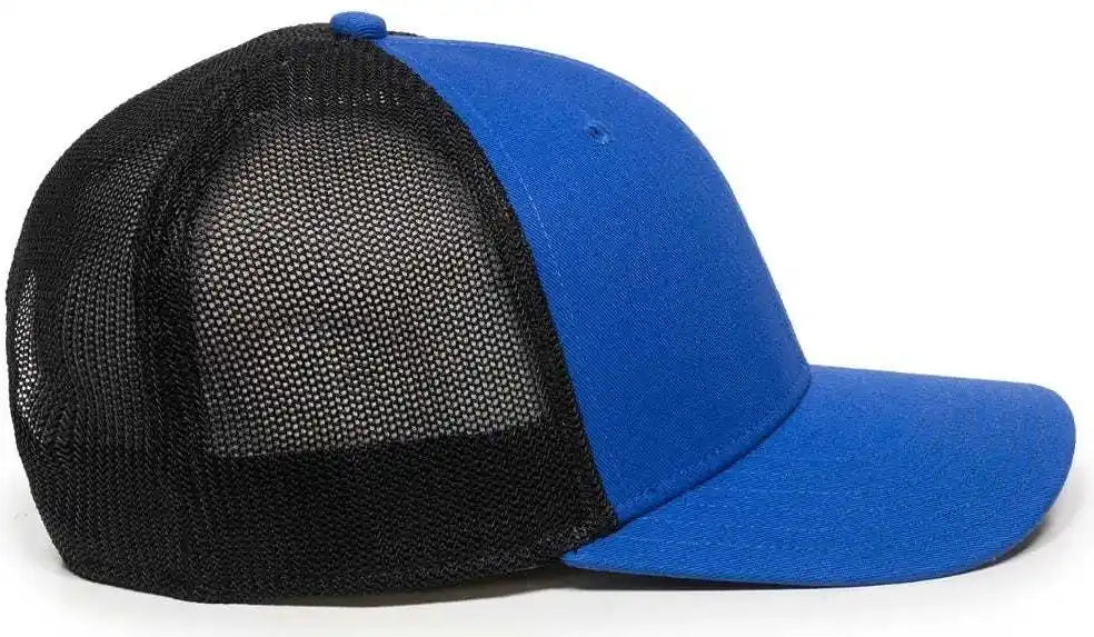 Oc Sports Rgr-360m Adjustable Mesh Back Cap - Royal Black - 6 7/8’’ - 7 1/2’’