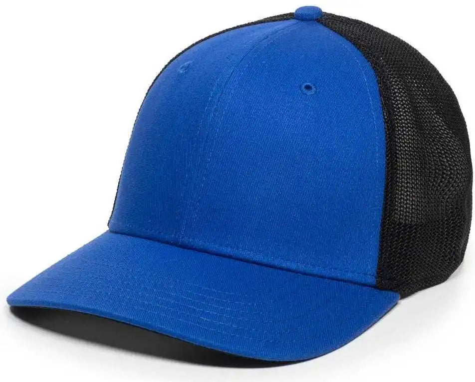 Oc Sports Rgr-360m Adjustable Mesh Back Cap - Royal Black - 6 7/8’’ - 7 1/2’’