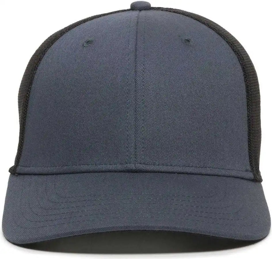 Oc Sports Rgr-360m Adjustable Mesh Back Cap - Slate Black - Navy / 6 7/8’’ - 7 1/2’’