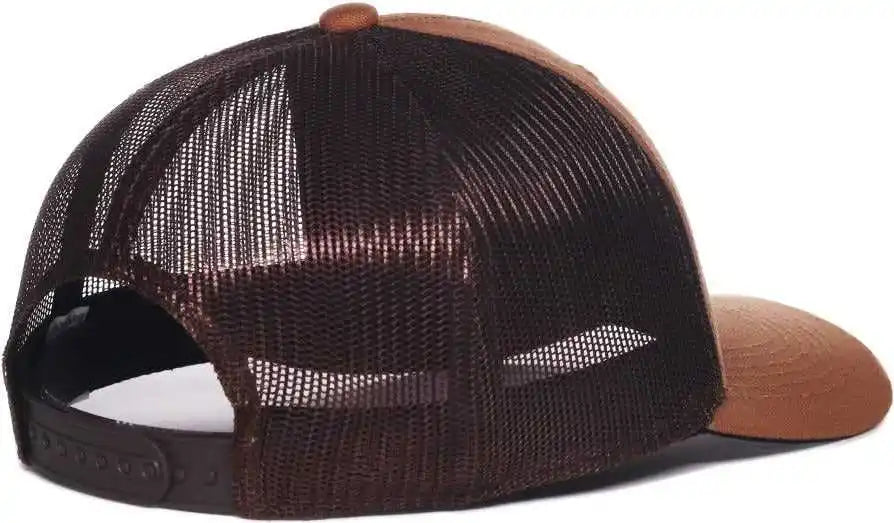 Oc Sports Rig-101 Wranger Riggs Pro Crown Mesh Back Cap - Brown - Osfm