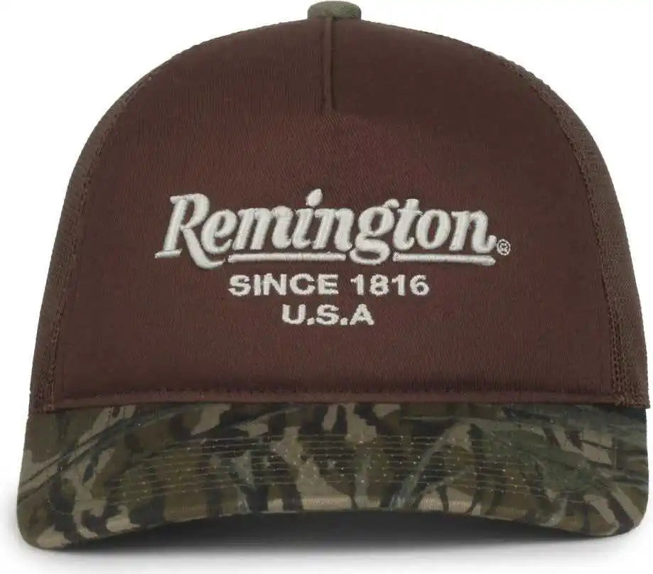 Oc Sports Rm62 Remington Series Cap - Brown Mossy Oak Treestand - Osfm