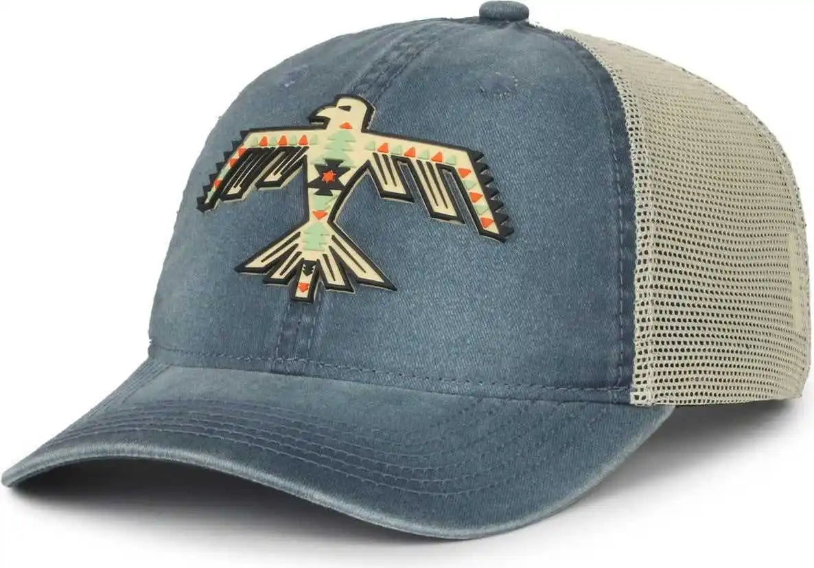 Oc Sports Rmblr-01 Thunderbird Patch Cap - Dark Navy Bone - Ivory / 6 7/8’’ - 7 1/2’’