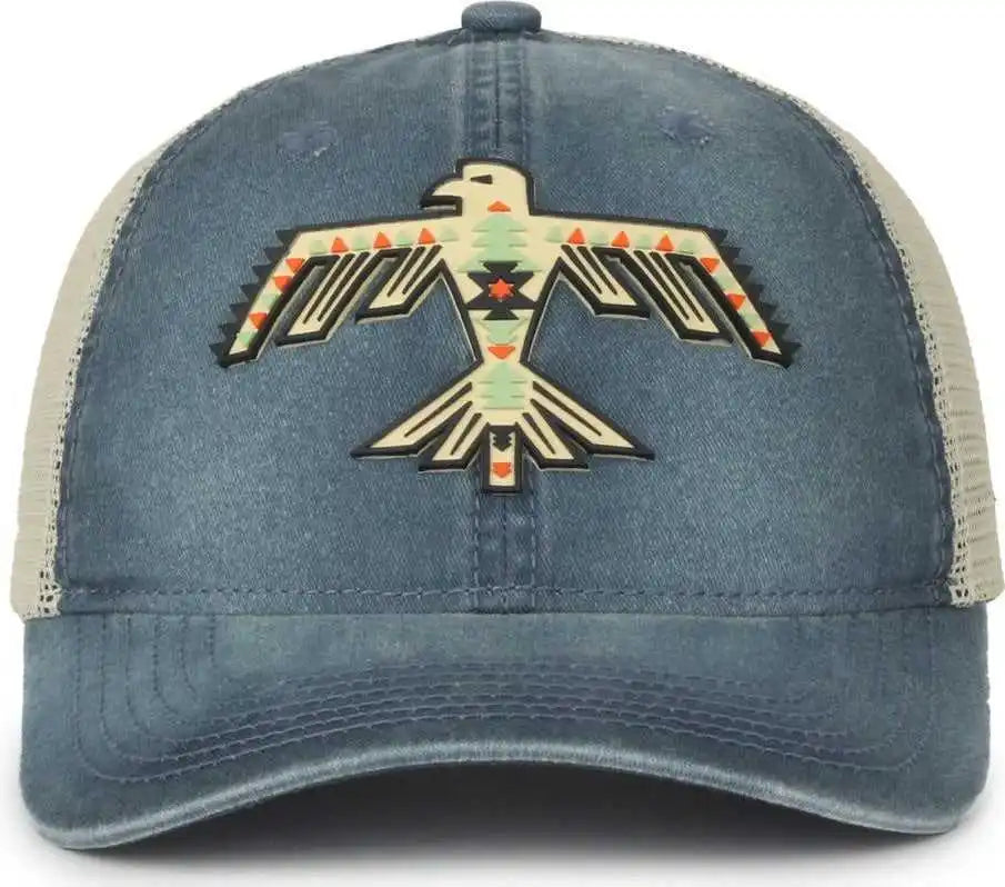 Oc Sports Rmblr-01 Thunderbird Patch Cap - Dark Navy Bone - Ivory / 6 7/8’’ - 7 1/2’’