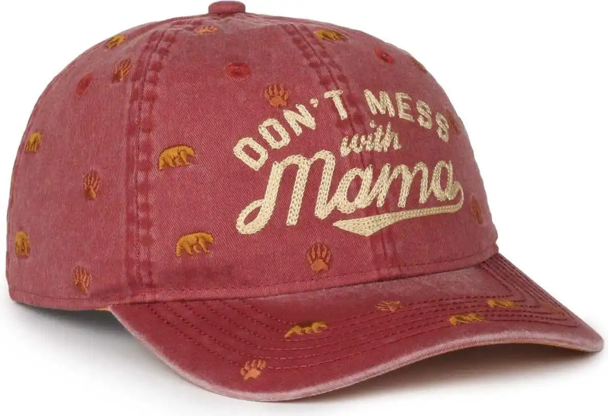 Oc Sports Rmblr-04 Don’t Mess with Mama Cap - Red - Ladies