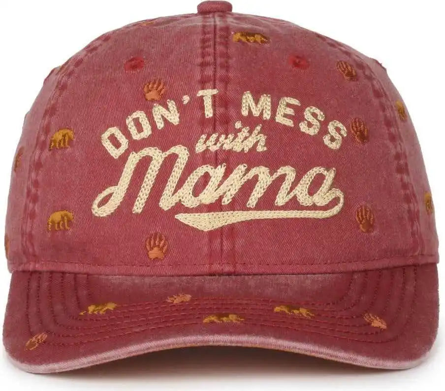 Oc Sports Rmblr-04 Don’t Mess with Mama Cap - Red - Ladies