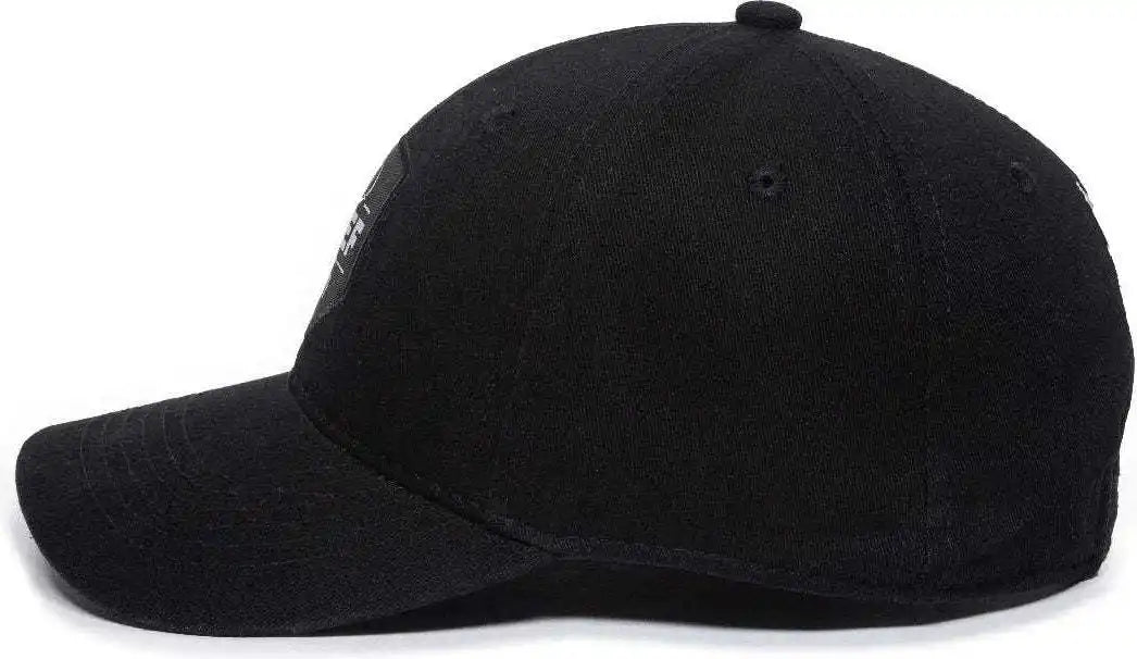 Oc Sports Rmef11p Solid Back Adjustable Cap -black - Black / 6 7/8’’ - 7 1/2’’