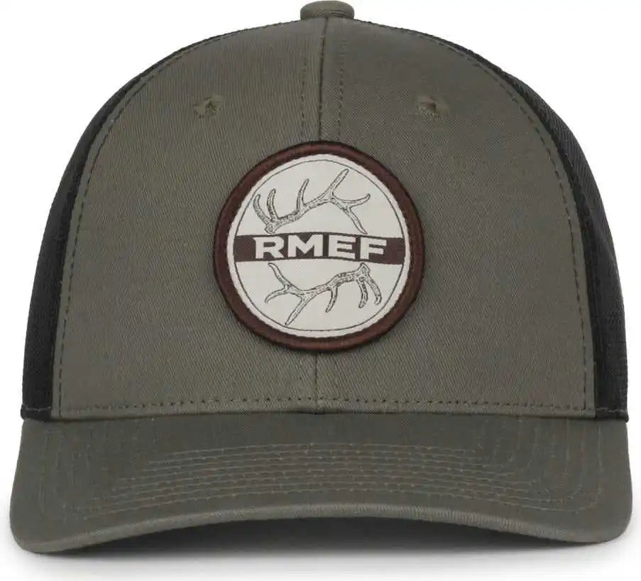 Oc Sports Rmef18 Rockey Mountain Elk Series Cap -olive Black - Osfm