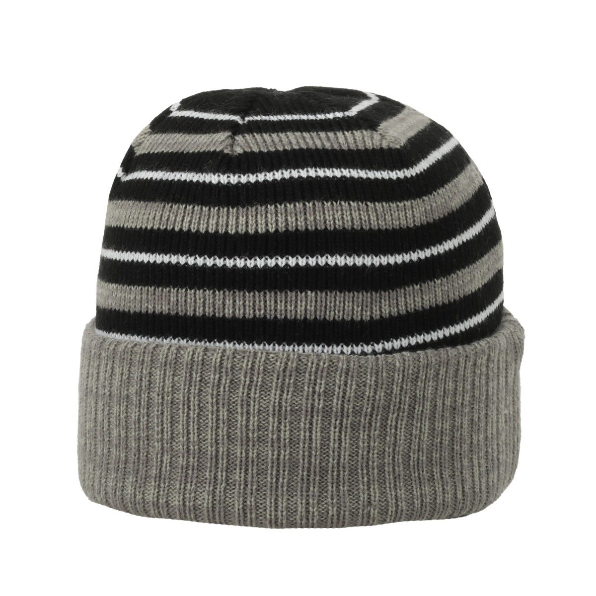 Oc Sports Rp-100 Removable Pom Watch Cap - Black Grey White