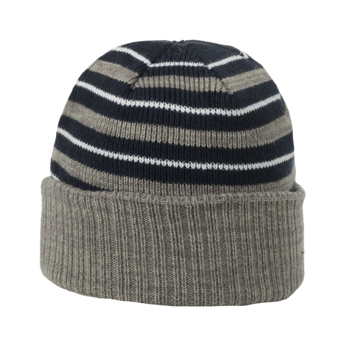 Oc Sports Rp-100 Removable Pom Watch Cap - Navy Grey White
