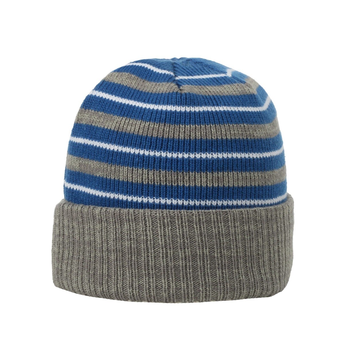 Oc Sports Rp-100 Removable Pom Watch Cap - Royal Grey White