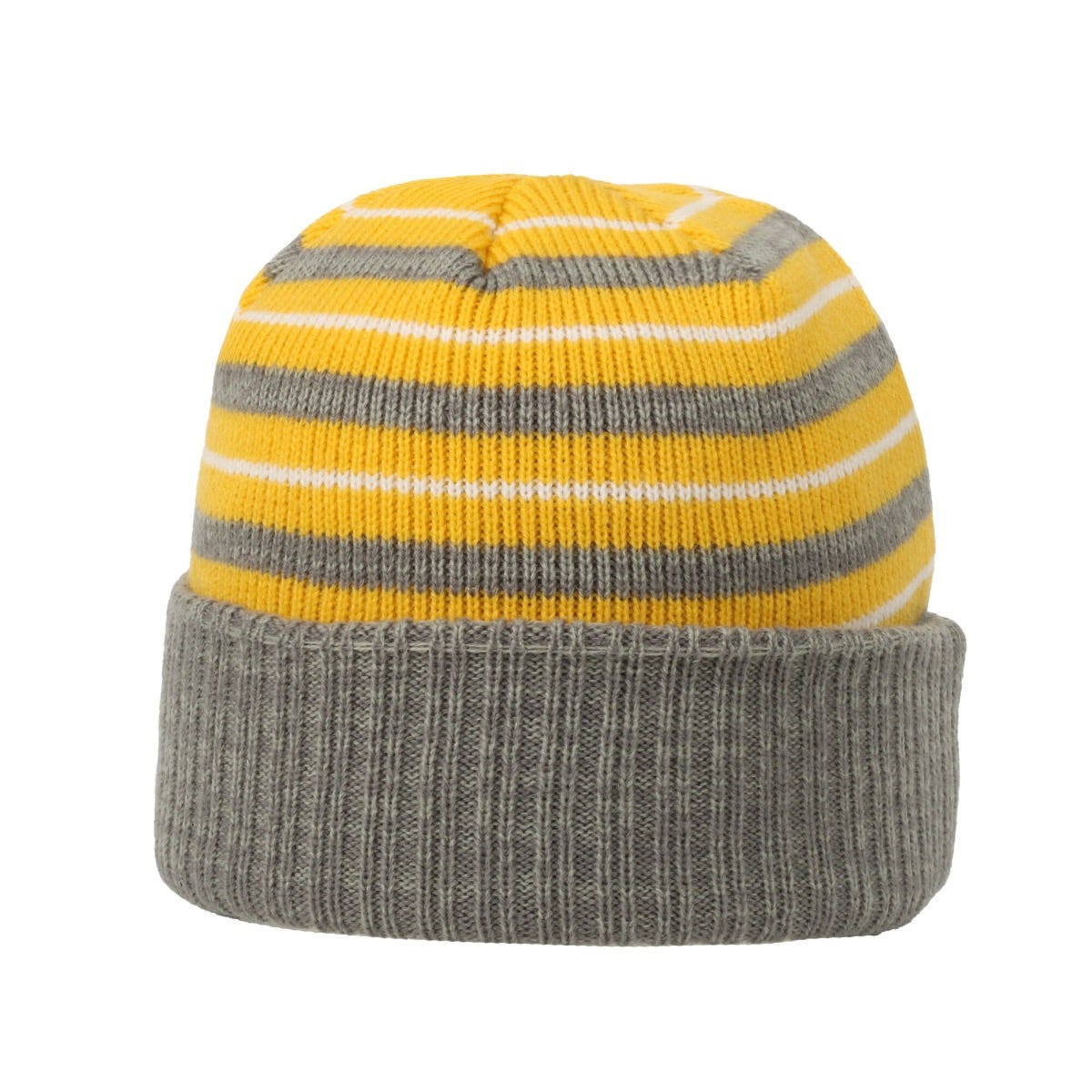 Oc Sports Rp-100 Removable Pom Watch Cap - Yellow Grey White