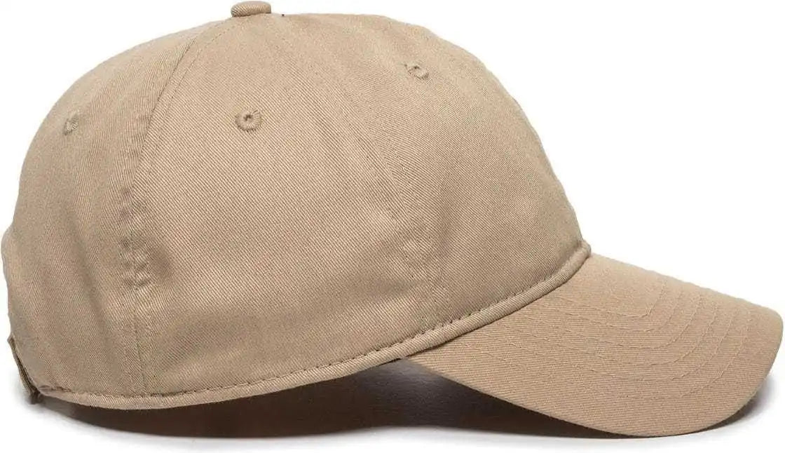Oc Sports Rpet100 Certified Recycled Pet Lightly Structured Cap - Khaki - 6 7/8’’ - 7 1/2’’