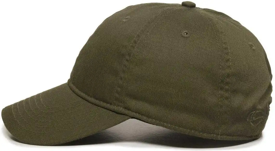 Oc Sports Rpet100 Certified Recycled Pet Lightly Structured Cap - Olive - 6 7/8’’ - 7 1/2’’