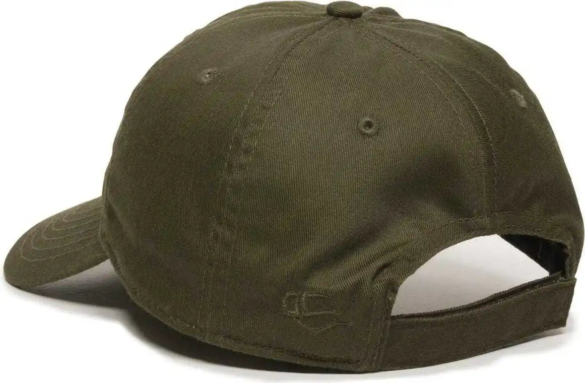 Oc Sports Rpet100 Certified Recycled Pet Lightly Structured Cap - Olive - 6 7/8’’ - 7 1/2’’