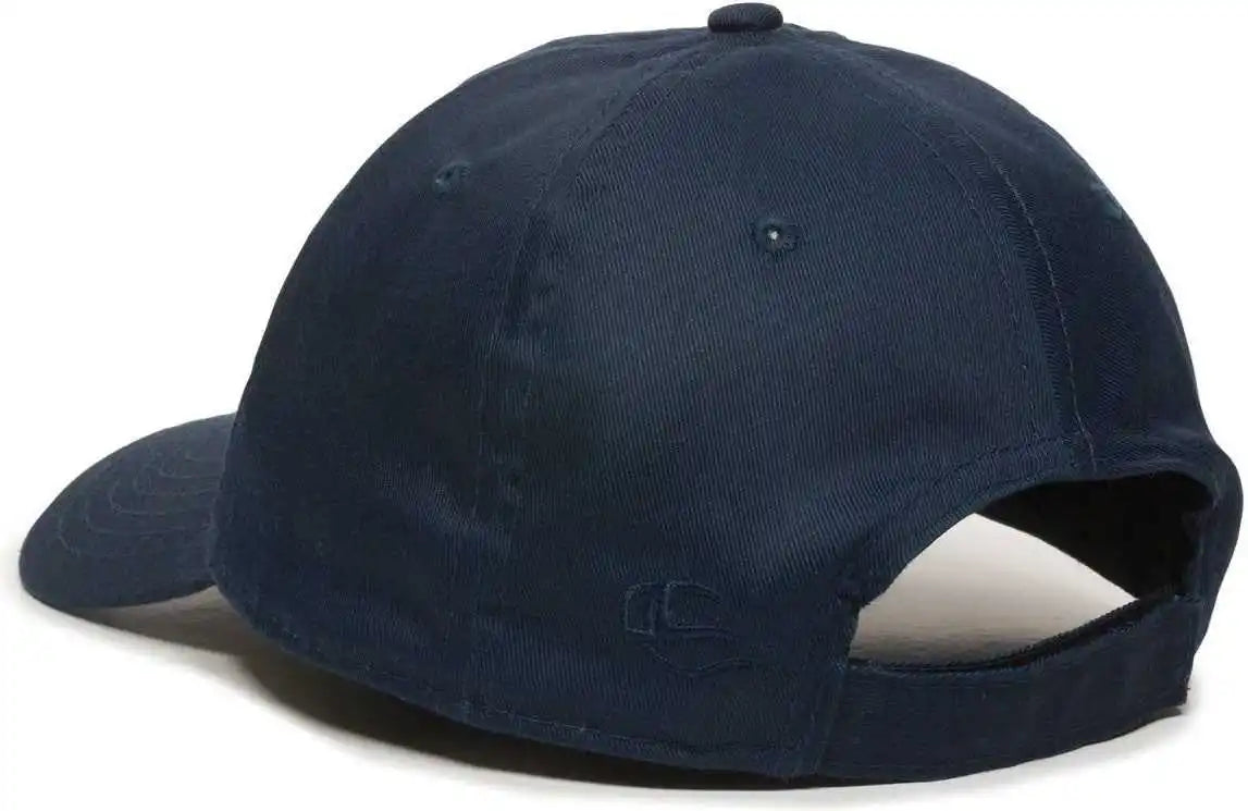 Oc Sports Rpet100 Certified Recycled Pet Lightly Structured Cap - Navy - 6 7/8’’ - 7 1/2’’