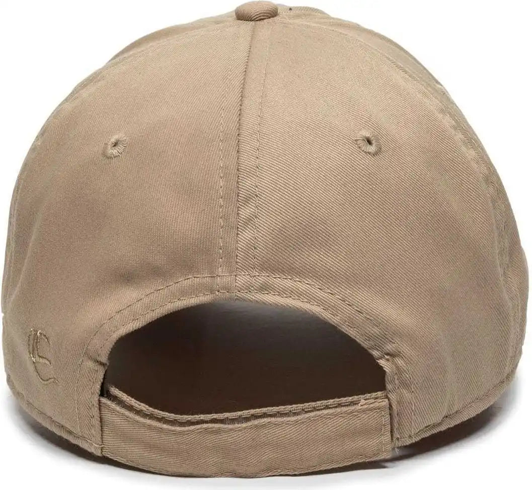 Oc Sports Rpet100 Certified Recycled Pet Lightly Structured Cap - Khaki - 6 7/8’’ - 7 1/2’’