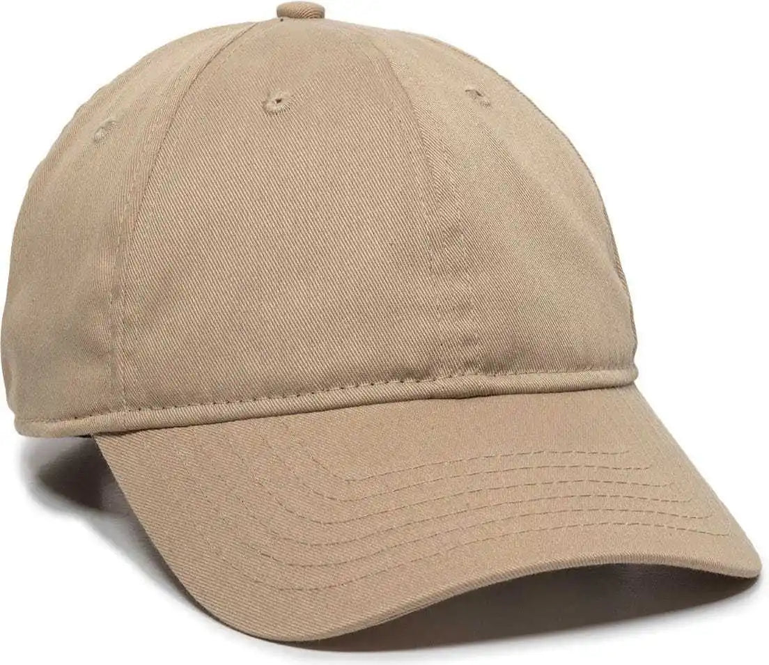 Oc Sports Rpet100 Certified Recycled Pet Lightly Structured Cap - Khaki - 6 7/8’’ - 7 1/2’’