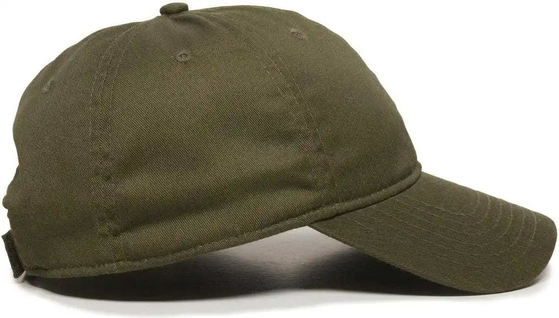 Oc Sports Rpet100 Certified Recycled Pet Lightly Structured Cap - Olive - 6 7/8’’ - 7 1/2’’