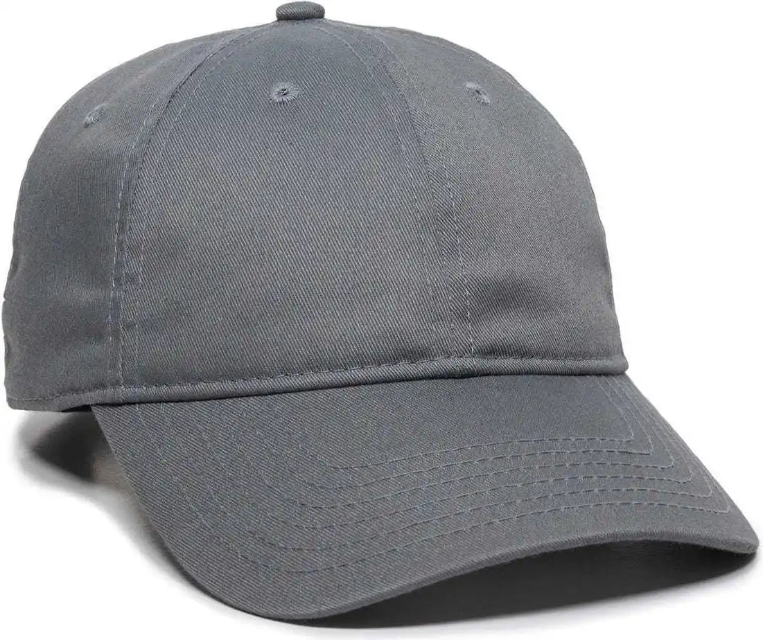 Oc Sports Rpet100 Certified Recycled Pet Lightly Structured Cap - Charcoal - Dark Gray / 6 7/8’’ - 7 1/2’’