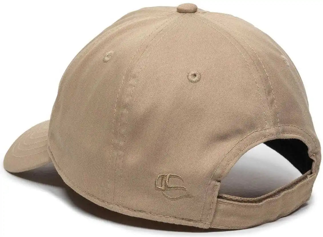 Oc Sports Rpet100 Certified Recycled Pet Lightly Structured Cap - Khaki - 6 7/8’’ - 7 1/2’’