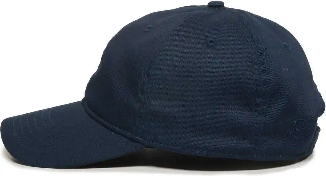 Oc Sports Rpet100 Certified Recycled Pet Lightly Structured Cap - Navy - 6 7/8’’ - 7 1/2’’