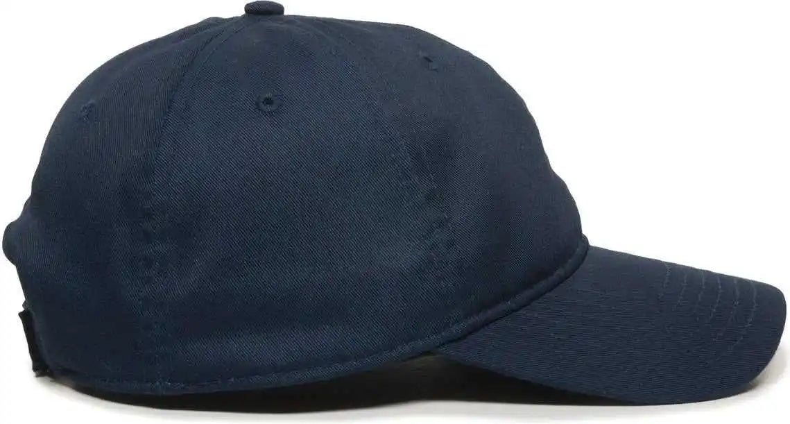Oc Sports Rpet100 Certified Recycled Pet Lightly Structured Cap - Navy - 6 7/8’’ - 7 1/2’’