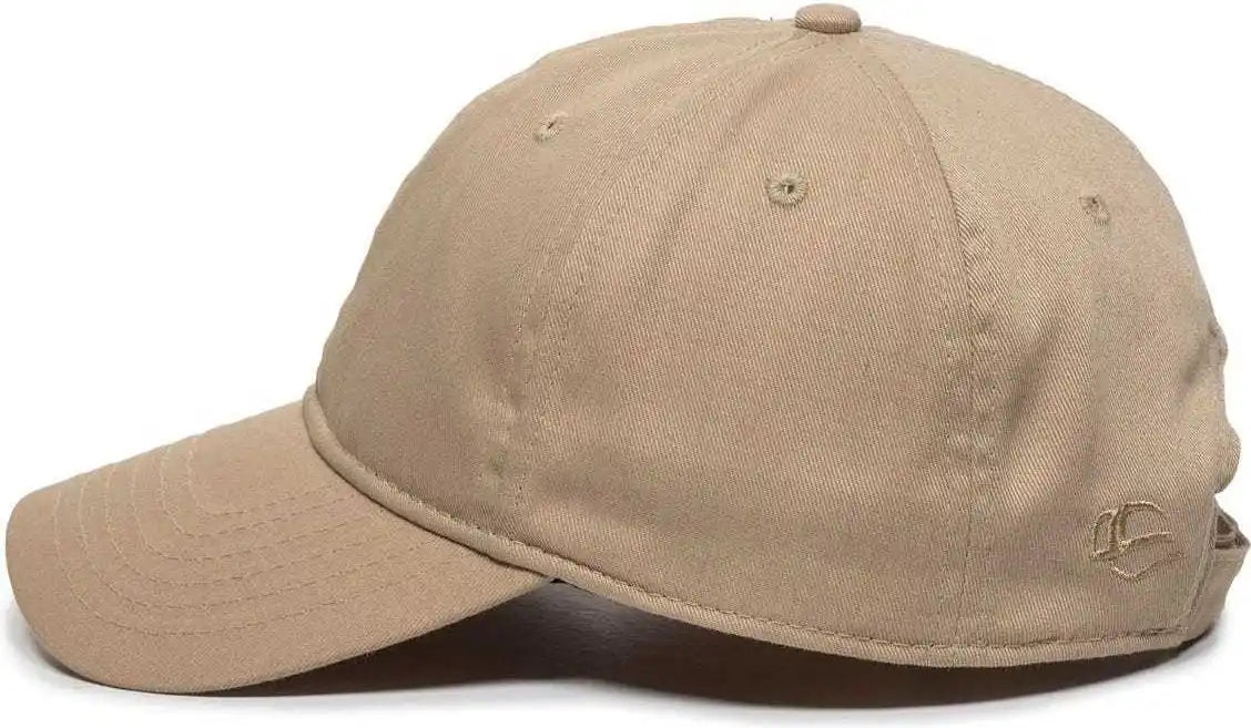 Oc Sports Rpet100 Certified Recycled Pet Lightly Structured Cap - Khaki - 6 7/8’’ - 7 1/2’’